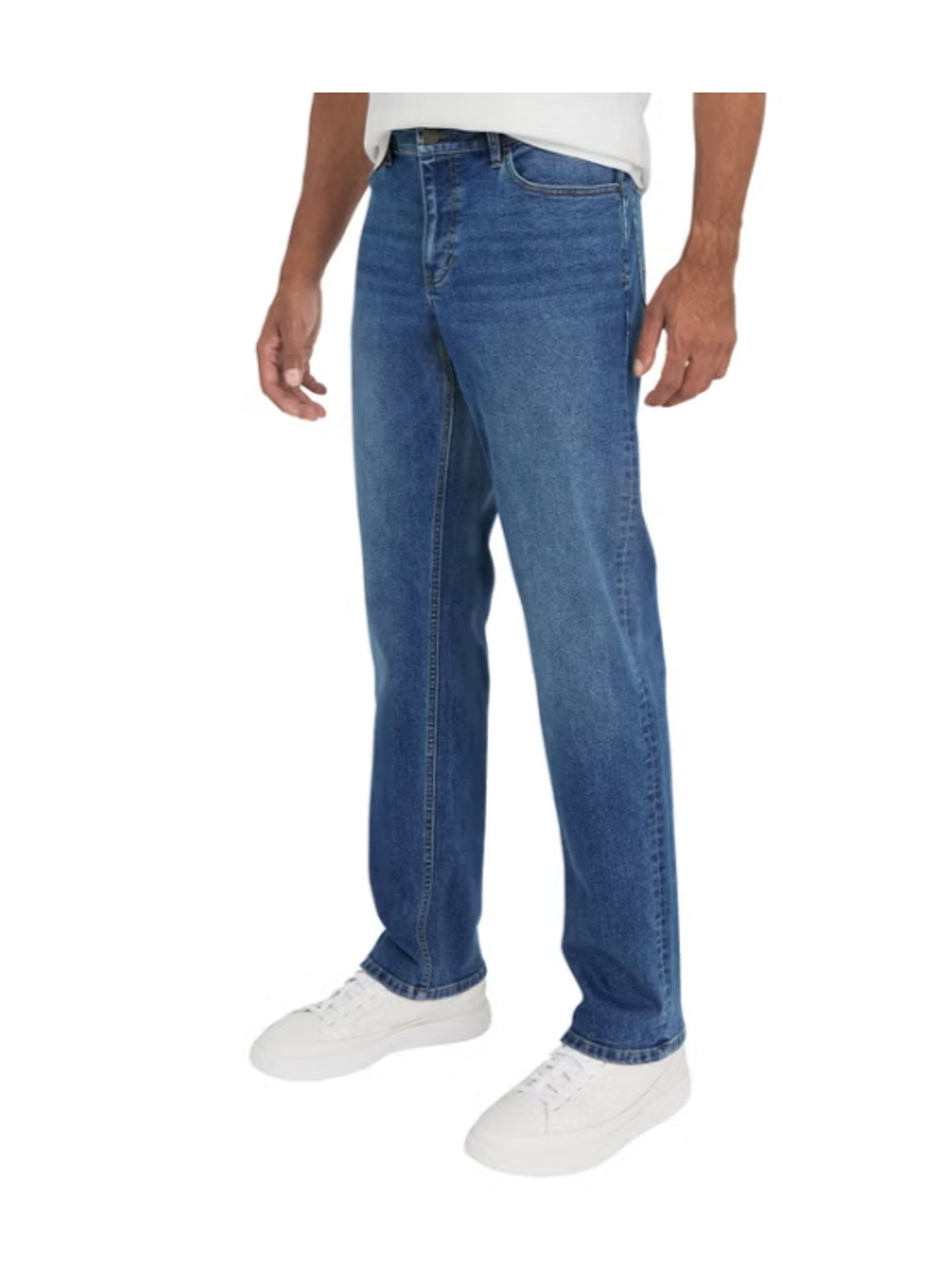 Izod Men's Straight Fit Jean, Blue, Size 38x30